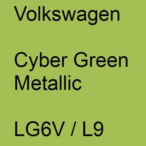 Volkswagen, Cyber Green Metallic, LG6V / L9.